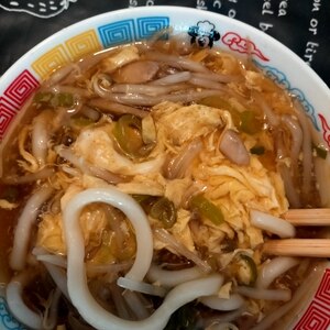 簡単！早い！旨い！たまごあんかけうどん